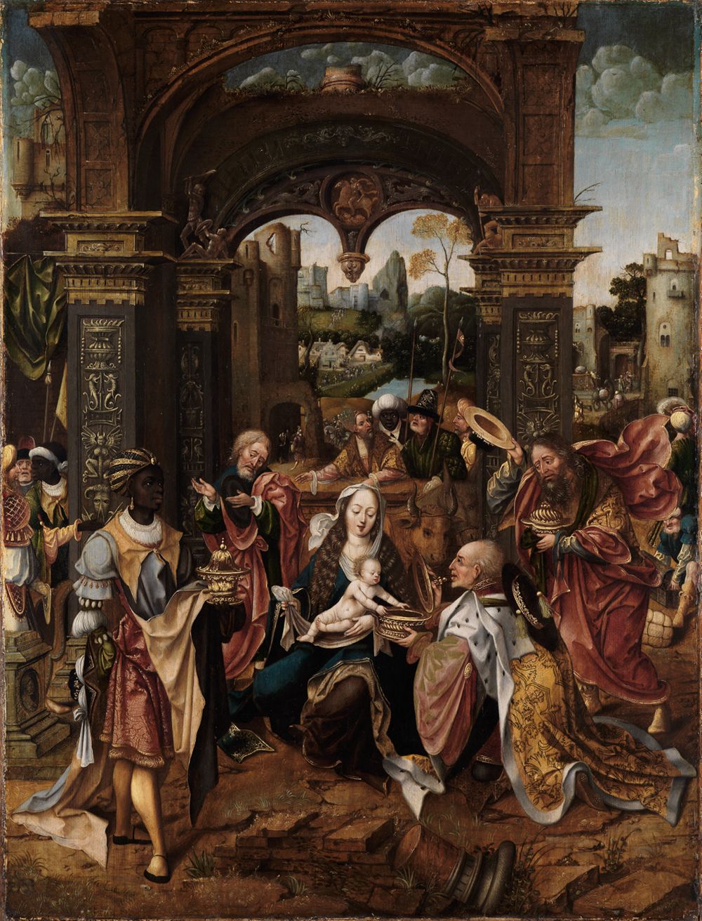 Meister der von Grooteschen Anbetung - Anbetung der Heiligen Drei Könige