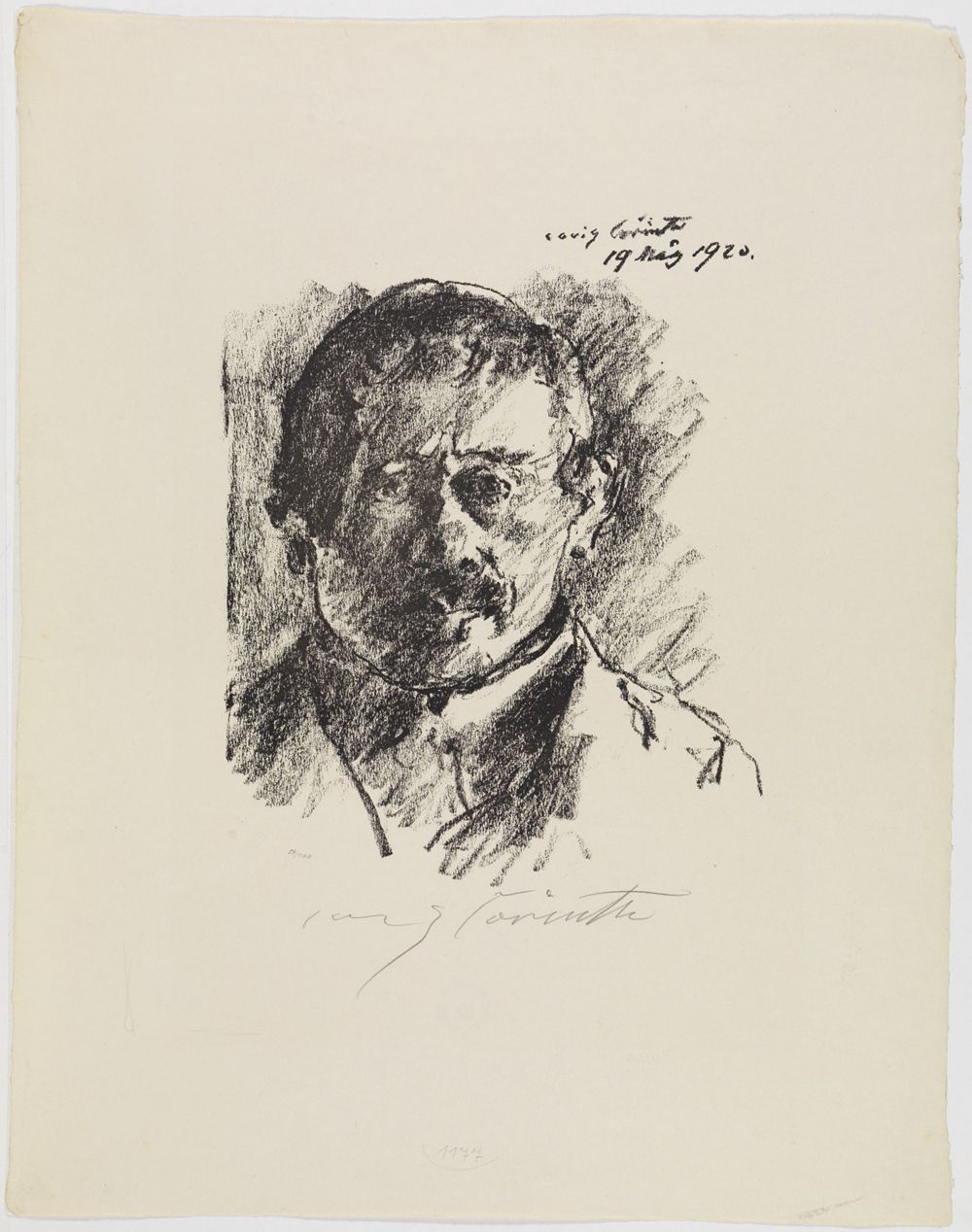 Lovis Corinth - Selbstbildnis, 19. März 1920