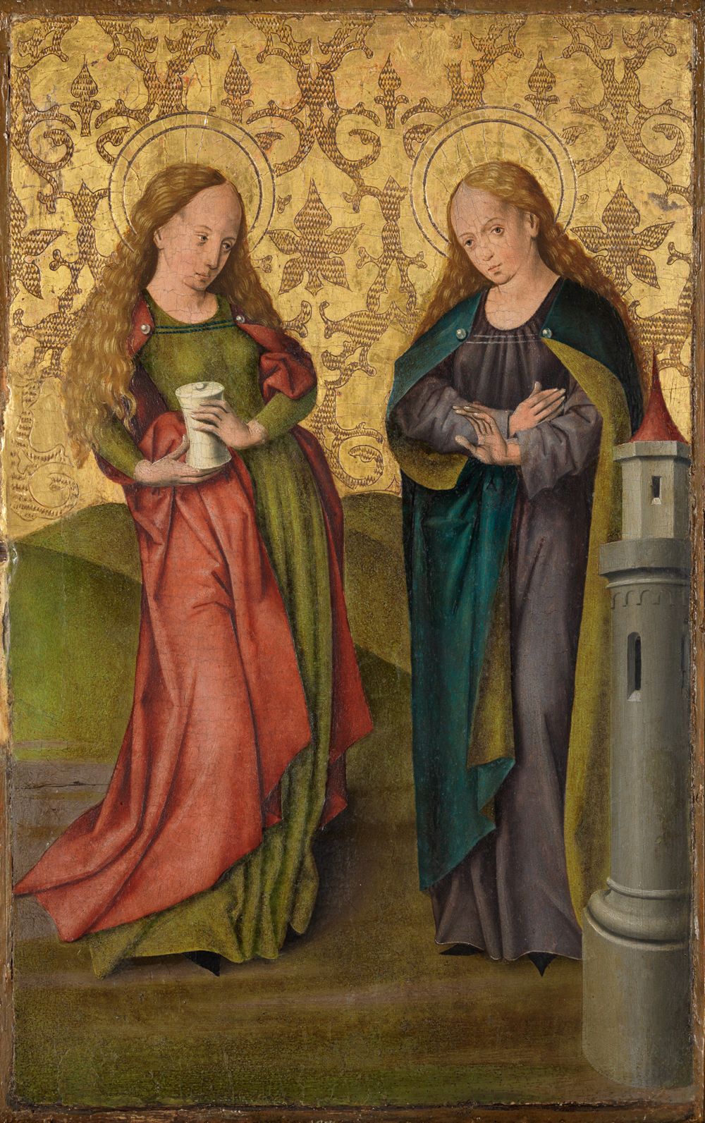 Friedrich Herlin (1425) - Die Heiligen Magdalena und Barbara