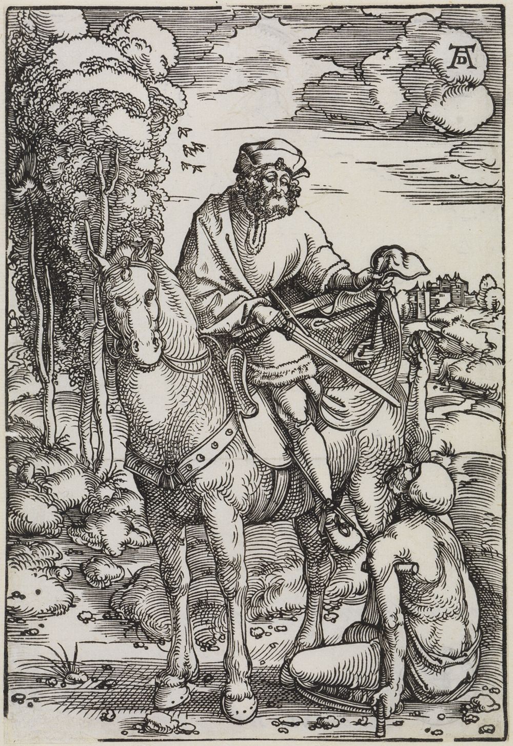 Hans Baldung - St. Martin mit dem Bettler