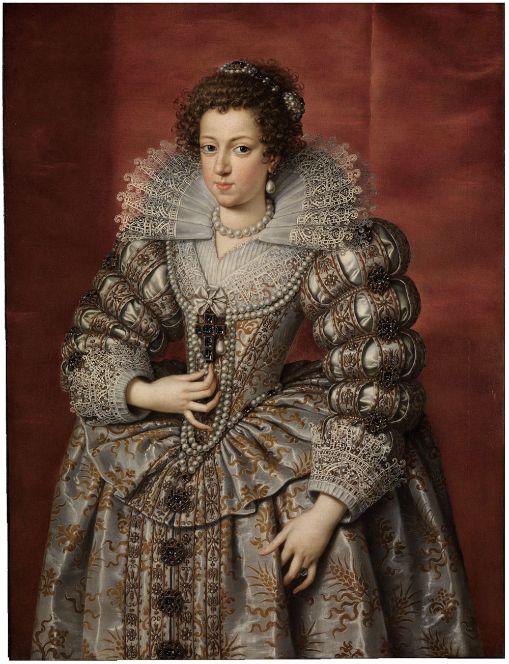 Frans Pourbus (1569) - Elisabeth von Frankreich (zuvor: Anna von Österreich)