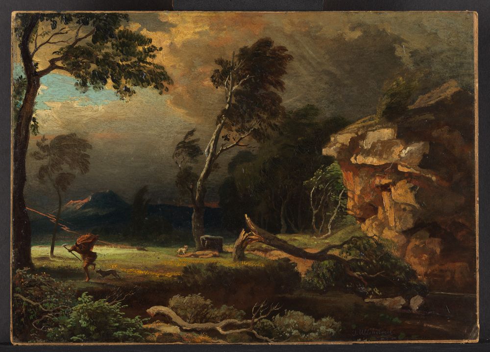 Johann Wilhelm Schirmer - Kains Flucht