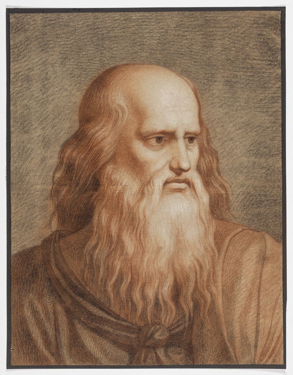 Philipp Jakob Becker - Kopf des greisen Philosophen Platon