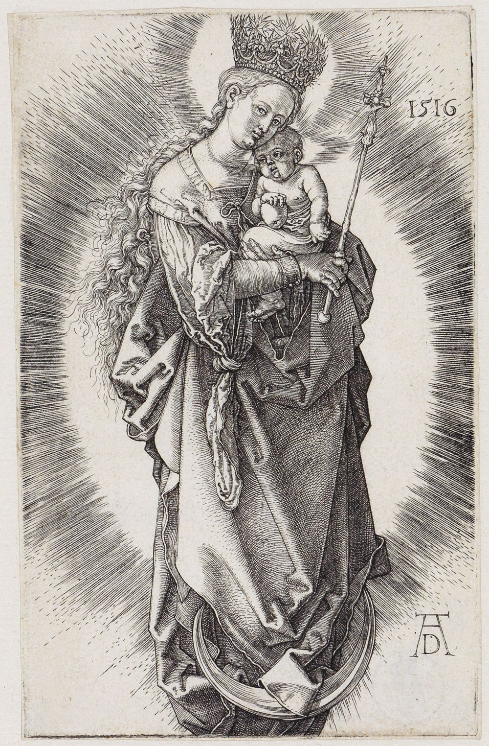 Albrecht Dürer - Maria mit Zepter und Sternenkrone