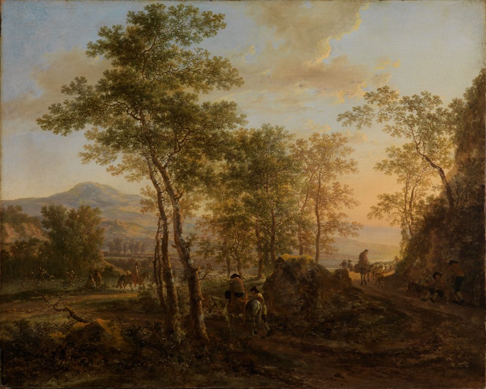 Jan Both - Italienische Landschaft am Abend