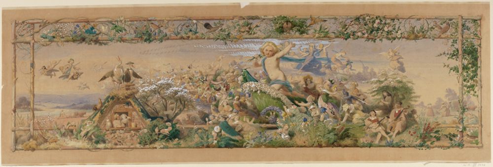 Adolf Schrödter - Jahreszeitenzyklus: Der Frühling