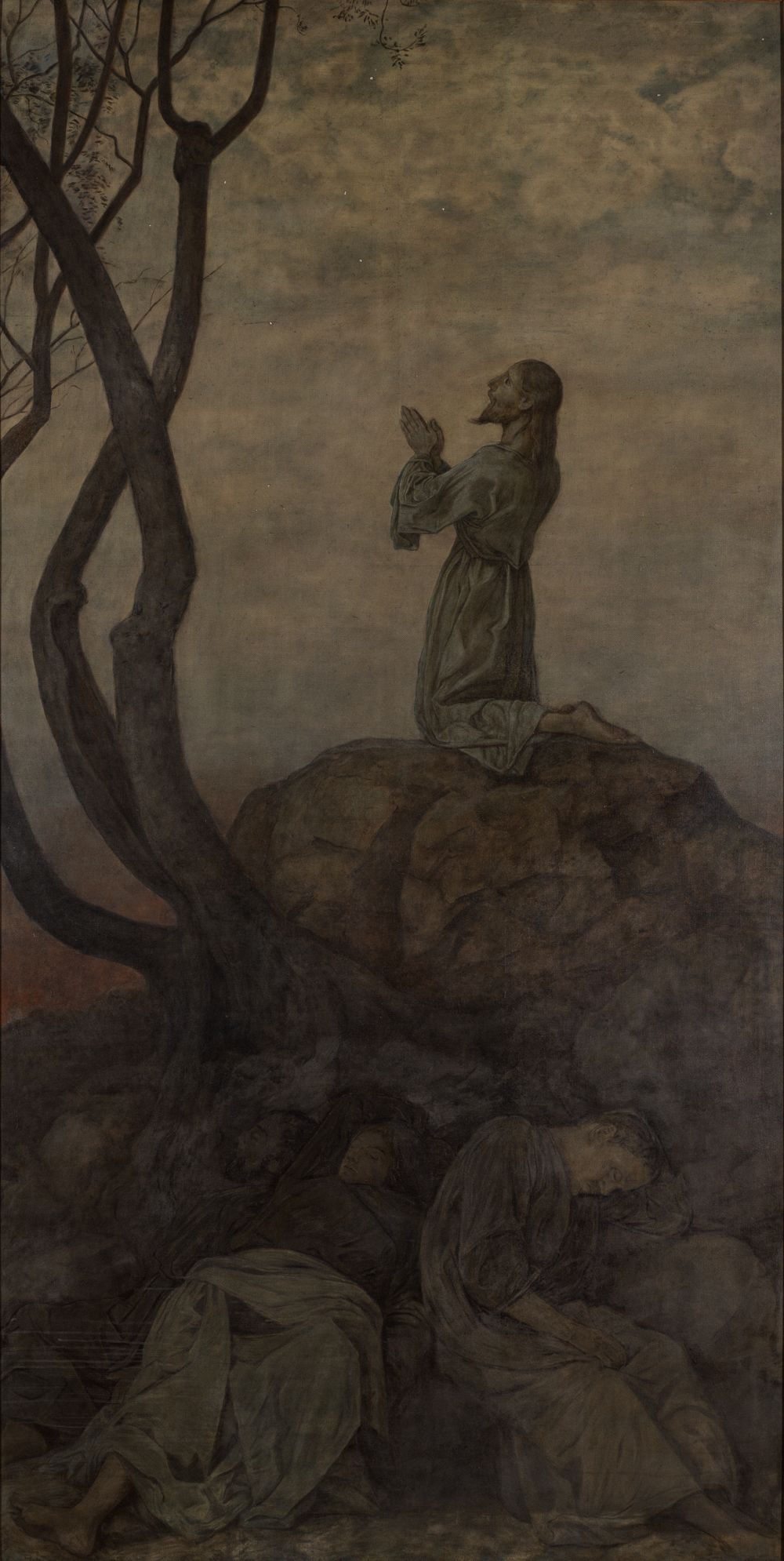 Hans Thoma - Christus am Ölberg