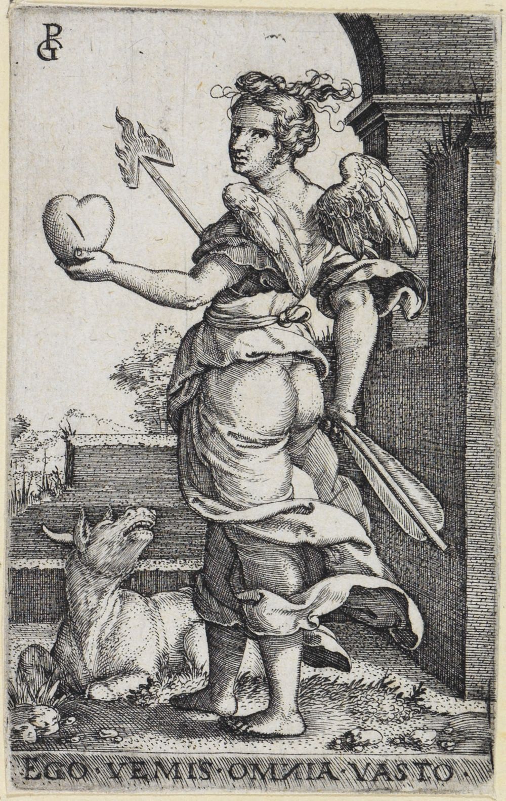 Georg Pencz - Die Unkeuschheit (Die sieben Todsünden)