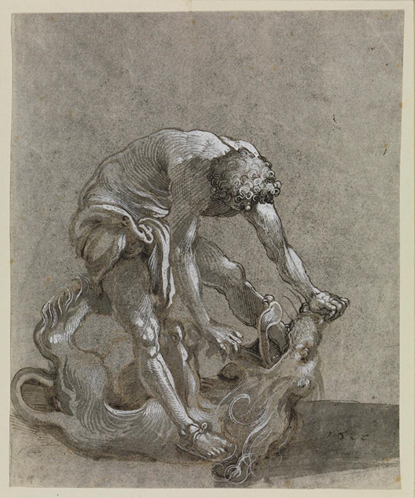 Hans Weiditz (1500) - Simson und der Löwe