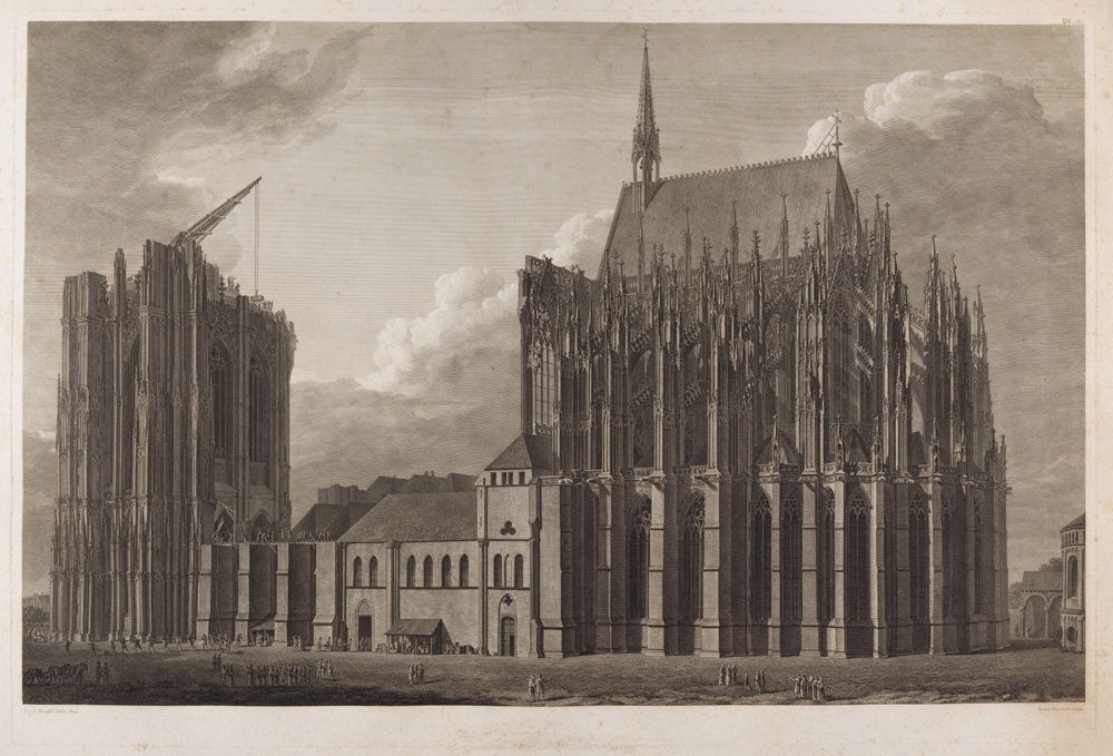 Johann Adolph Darnstedt - Südansicht des Kölner Doms