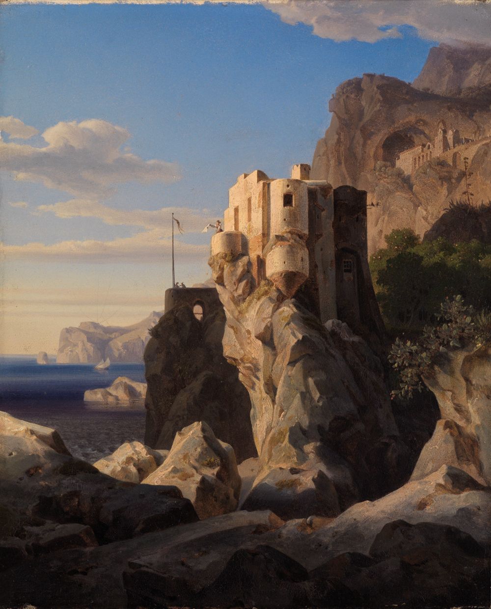 Ernst Fries - San Francesco bei Amalfi