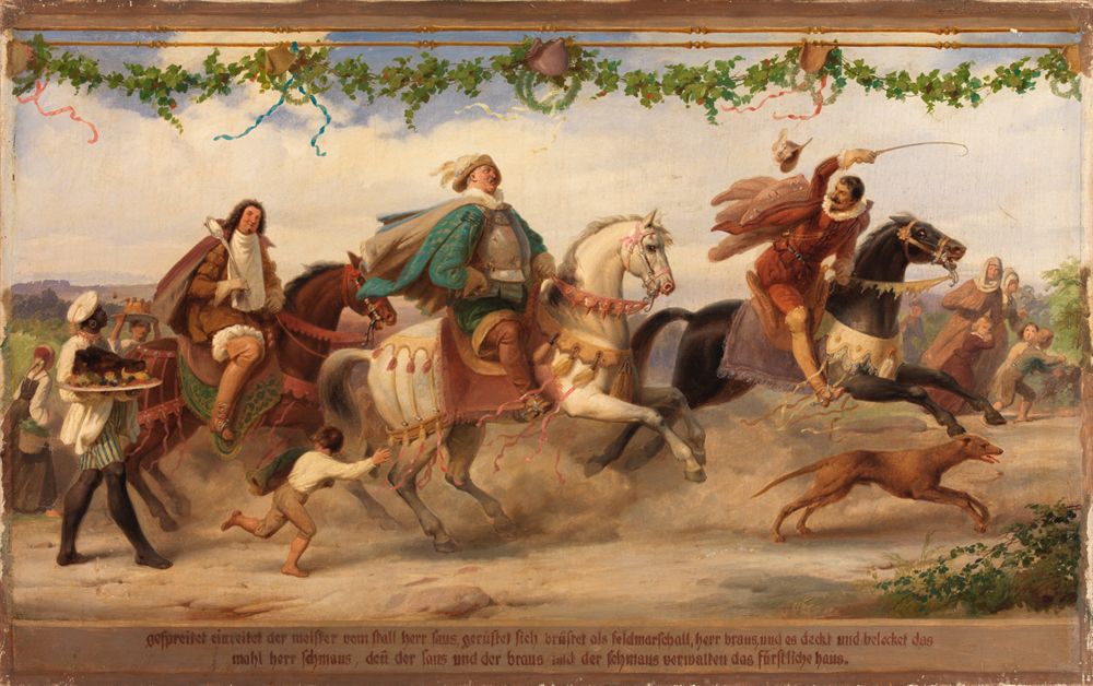 Adolf Schrödter - Triumph des Königs Wein, 7. Bild