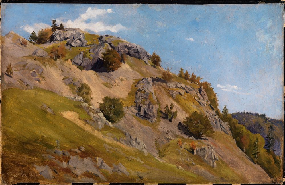 Eugen Bracht - Das Präger Loch bei Bernau