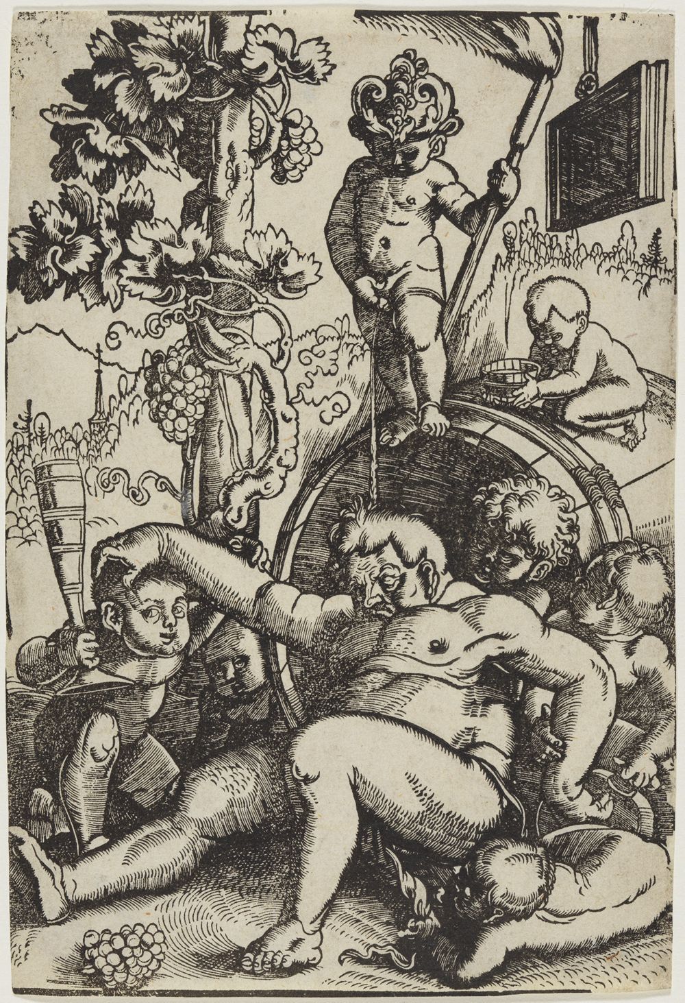 Hans Baldung - Trunkener Bacchus