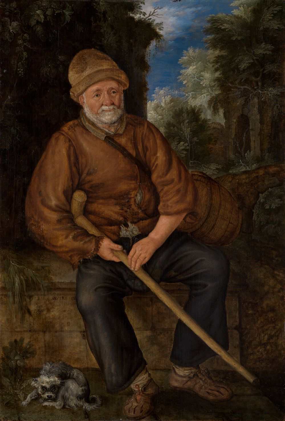 Roelant Savery - Ein Bauer auf der Rast