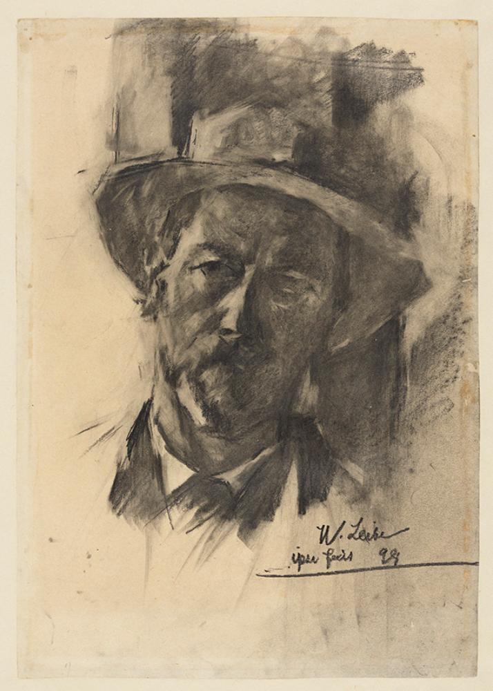 Wilhelm Leibl - Selbstbildnis
