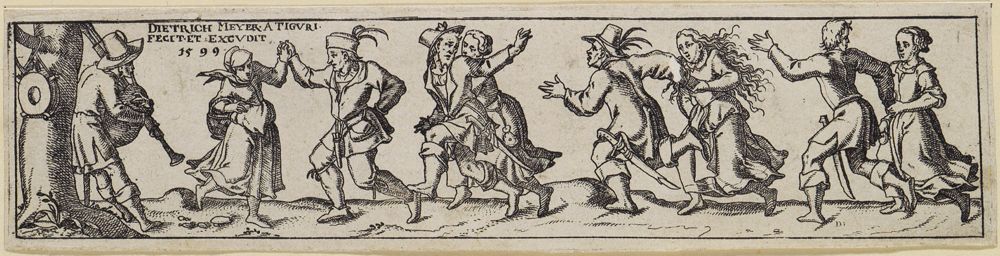 Dietrich Meyer (1572) - Tanzende Bauern