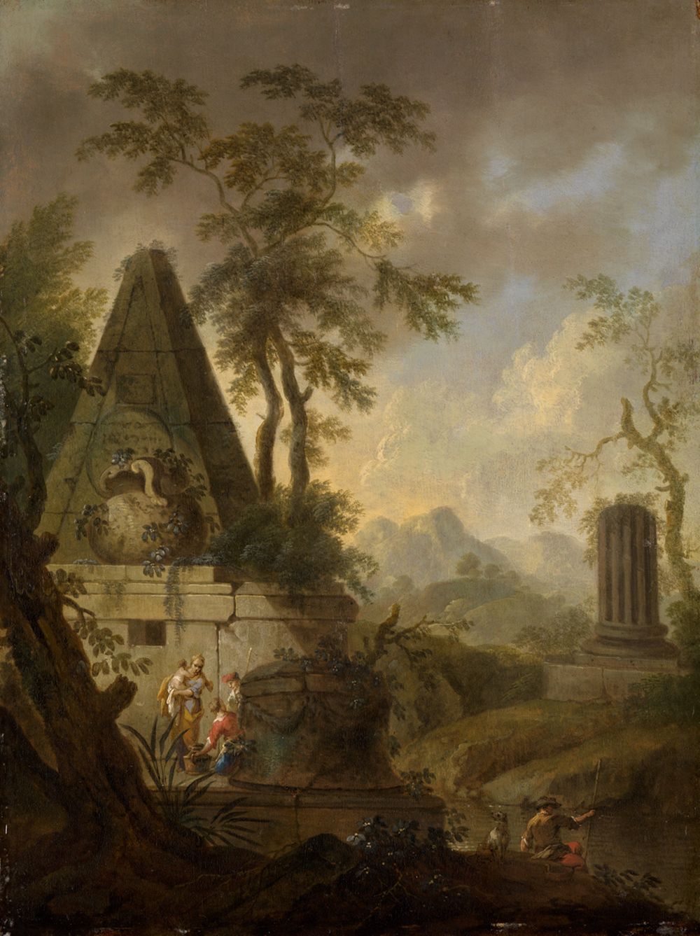 Maximilian Joseph Schinnagl - Italienische Phantasielandschaft