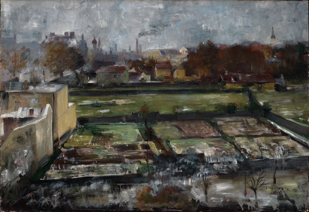 Lovis Corinth - Blick aus Münchner Atelier