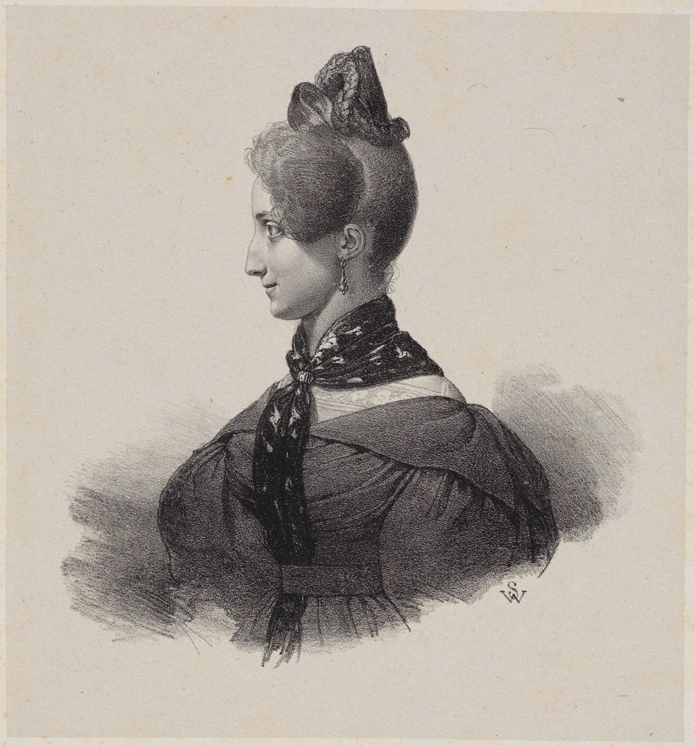 Monogrammist SW (19. Jh.) - Sophie Grossherzogin von Baden, geb. Prinzessin von Schweden 1801-1865