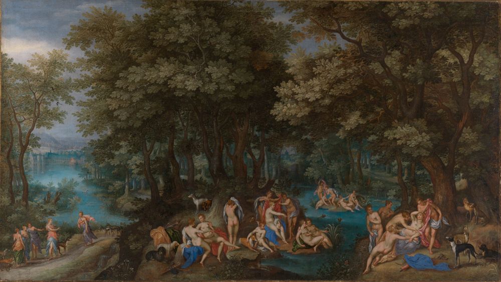 Hendrik de Clerck (1560) - Diana entdeckt den Fehltritt der Kallisto