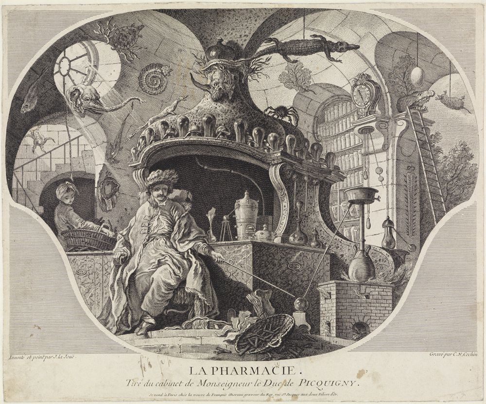 Charles Nicolas Cochin (1688) - Die Pharmazie