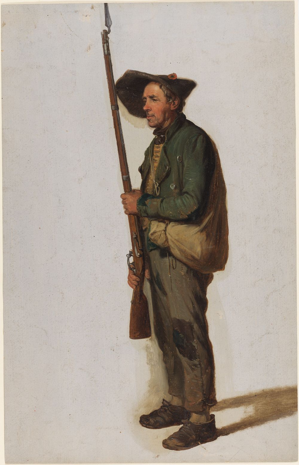 Johann Baptist Kirner - Badische Ordonnanz mit einem Gewehr