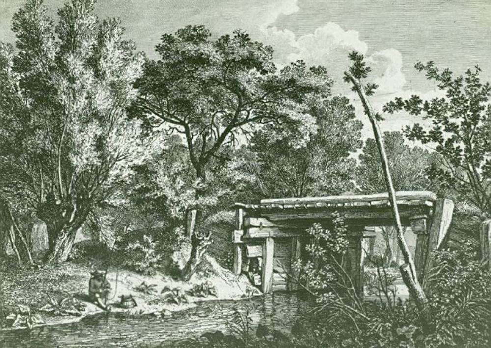 Heinrich Reinhold (1788) - Brücke über Waldbach