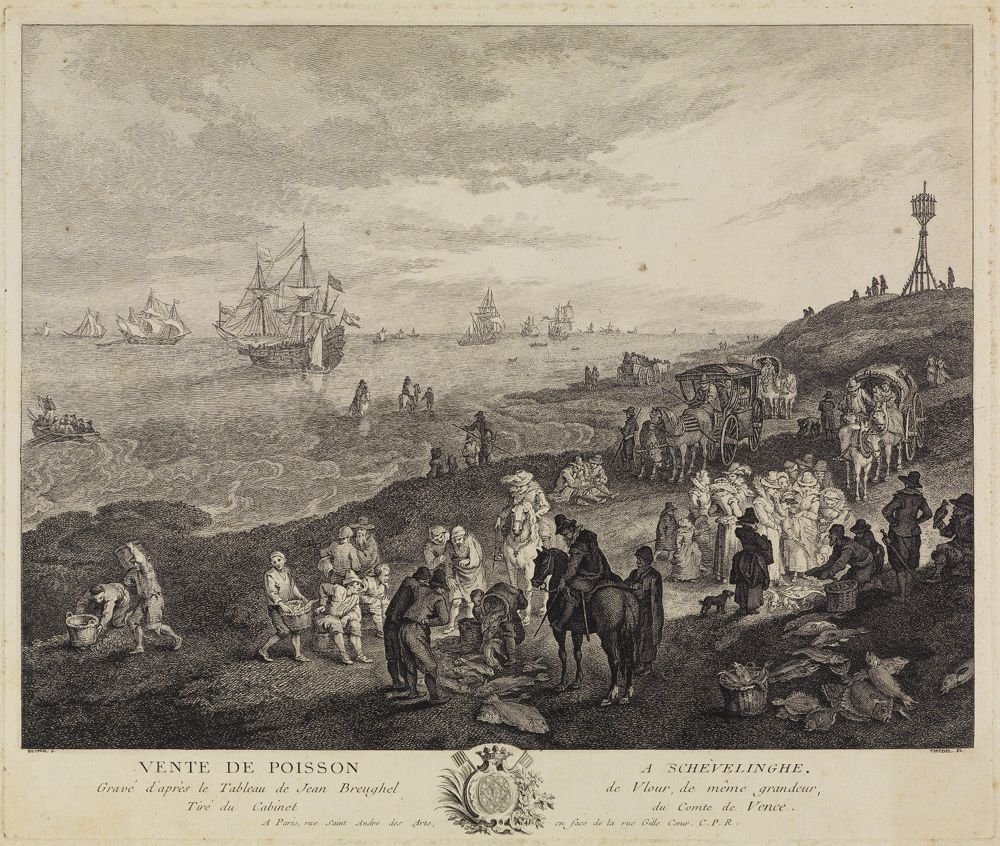 Pierre Quentin Chedel - Fischmarkt in Scheveningen