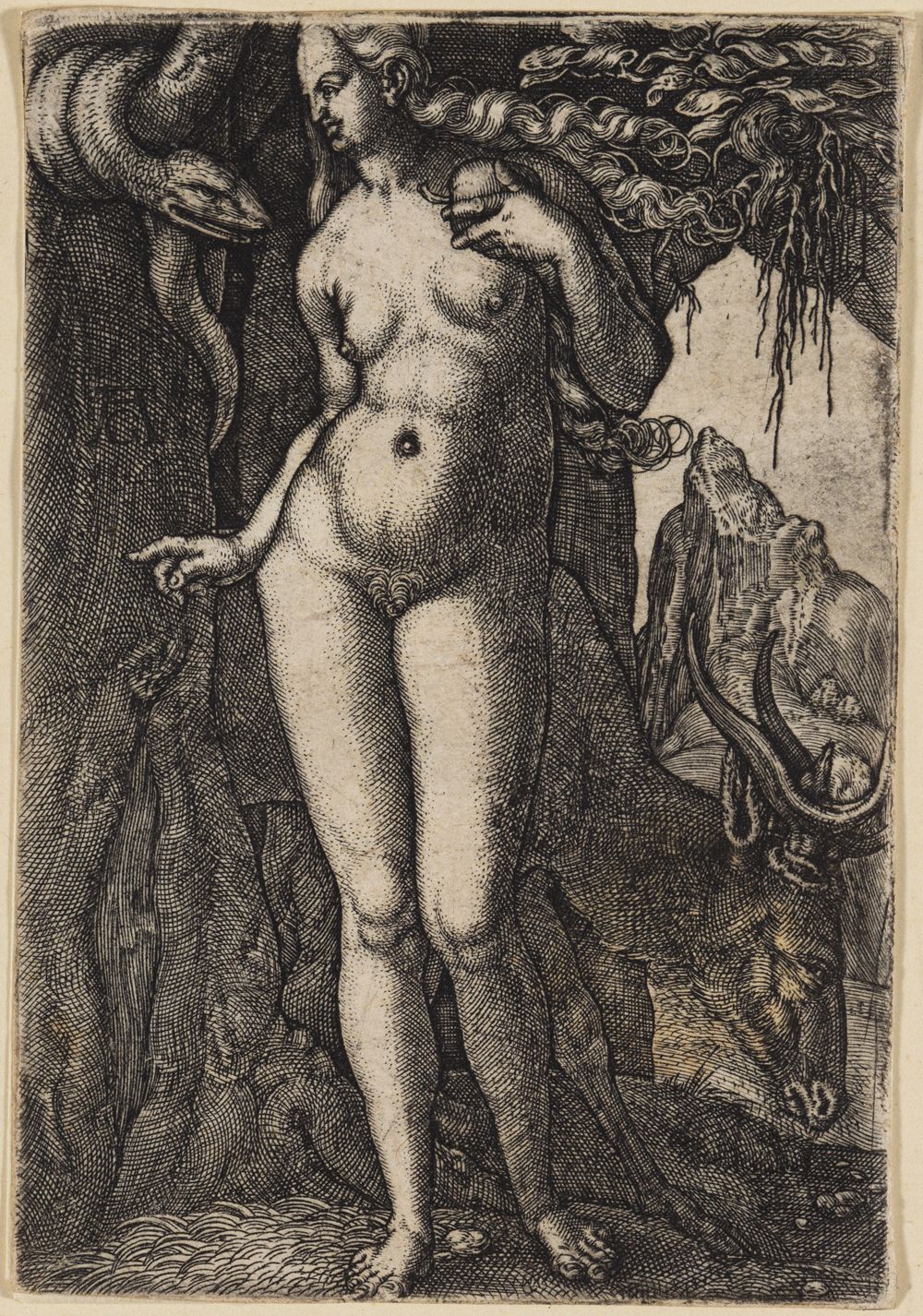 Heinrich Aldegrever - Eva (Adam und Eva)