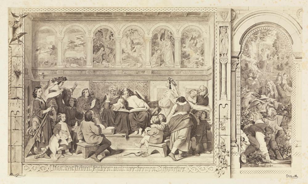 Joseph Albert (1825) - Das Märchen von den Sieben Raben und der treuen Schwester