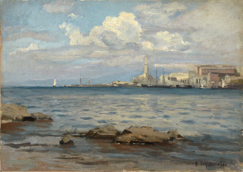 Gustav Schönleber - Molo in Genua