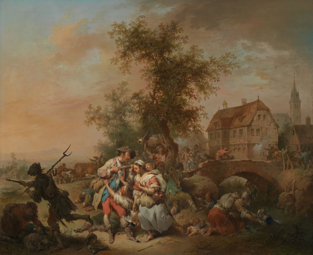 Johann Conrad Seekatz - Kriegsgreuel