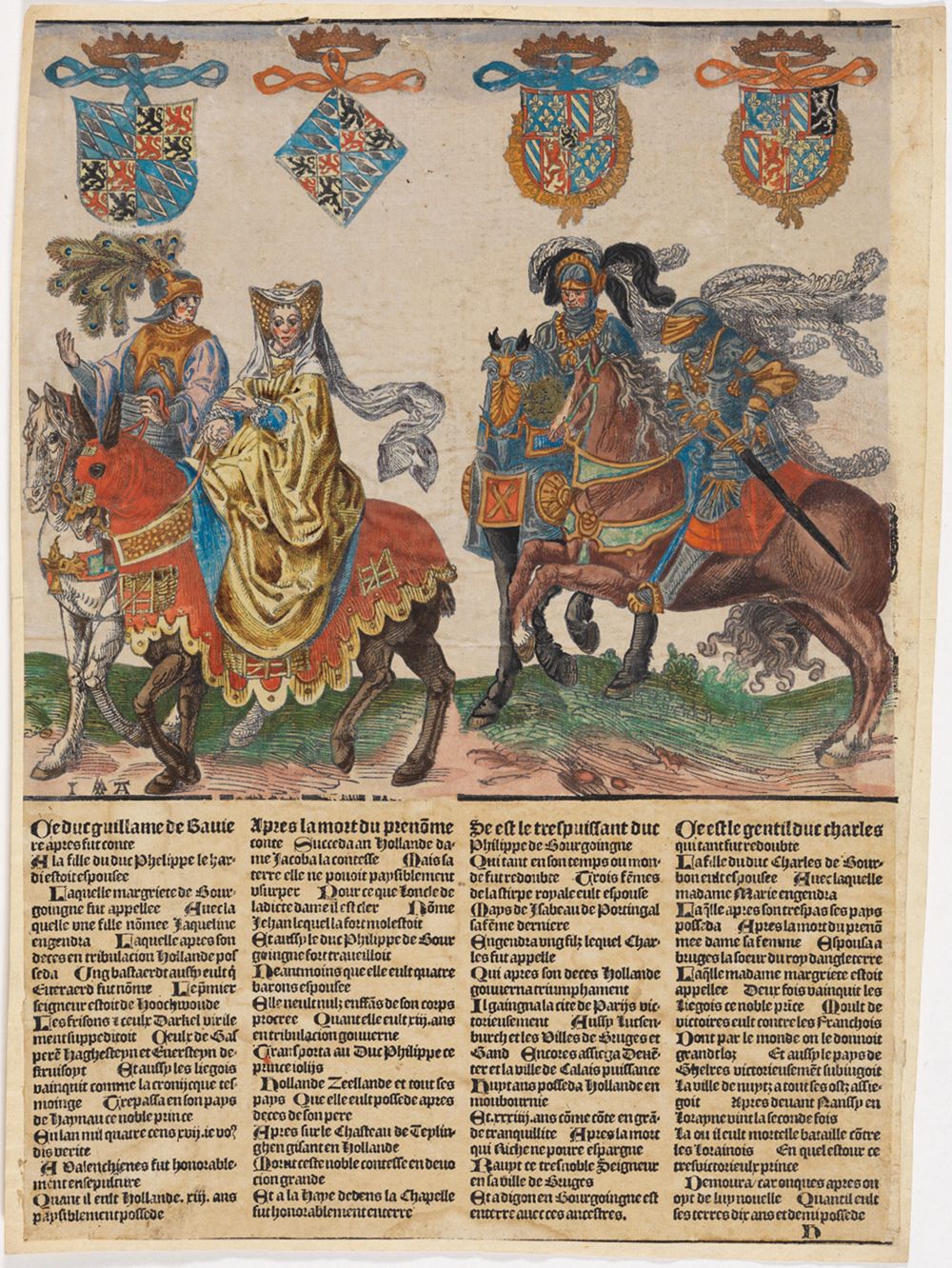Jacob Cornelisz. van Oostsanen - Wilhelm VI, Jacobäa, Philipp der Gute, Karl der Kühne