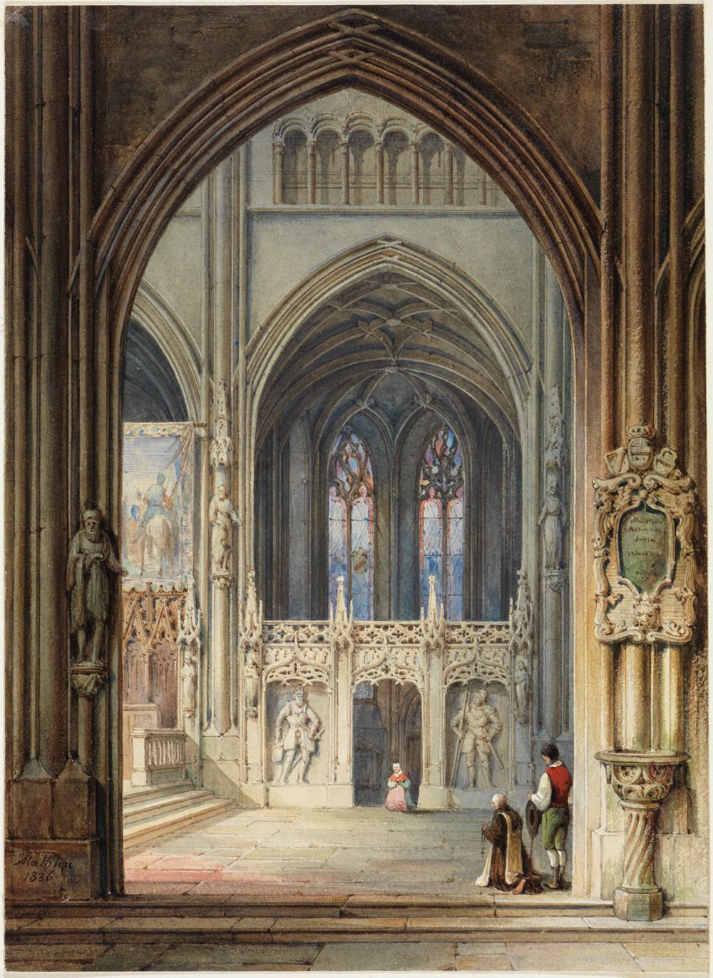 Auguste Mathieu - Chapelle dite des Ducs de Zähringen à Freybourg