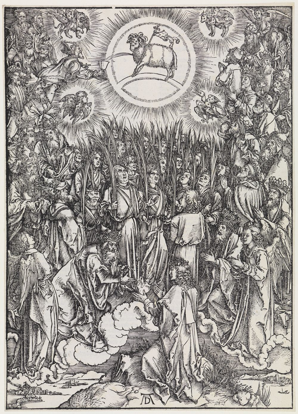 Albrecht Dürer - Lobgesang der Auserwählten im Himmel / Anbetung des Lammes