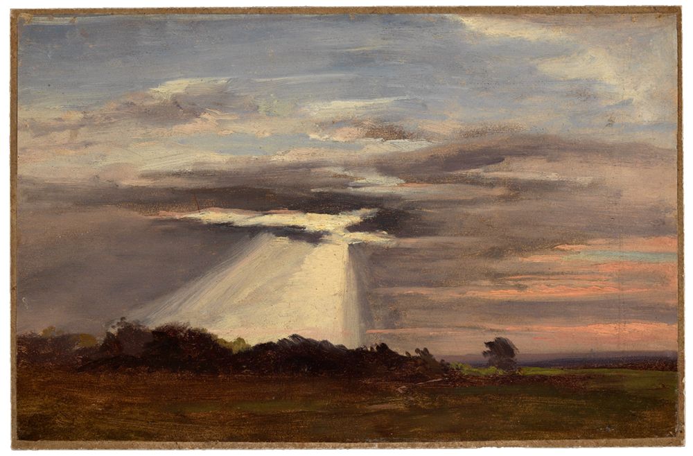 Eugen Bracht - Landschaft bei Abendstimmung