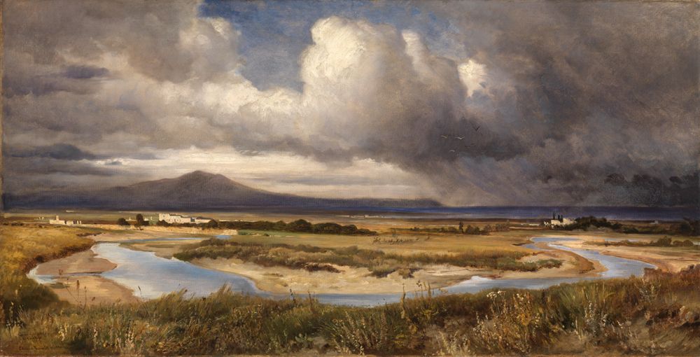 Edmund Friedrich Kanoldt - Blick auf den Campo dAnnibale bei Cannae