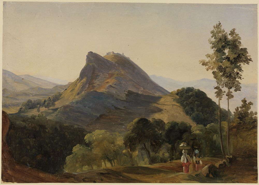 Johann Baptist Kirner - Blick von Norden auf Civitella