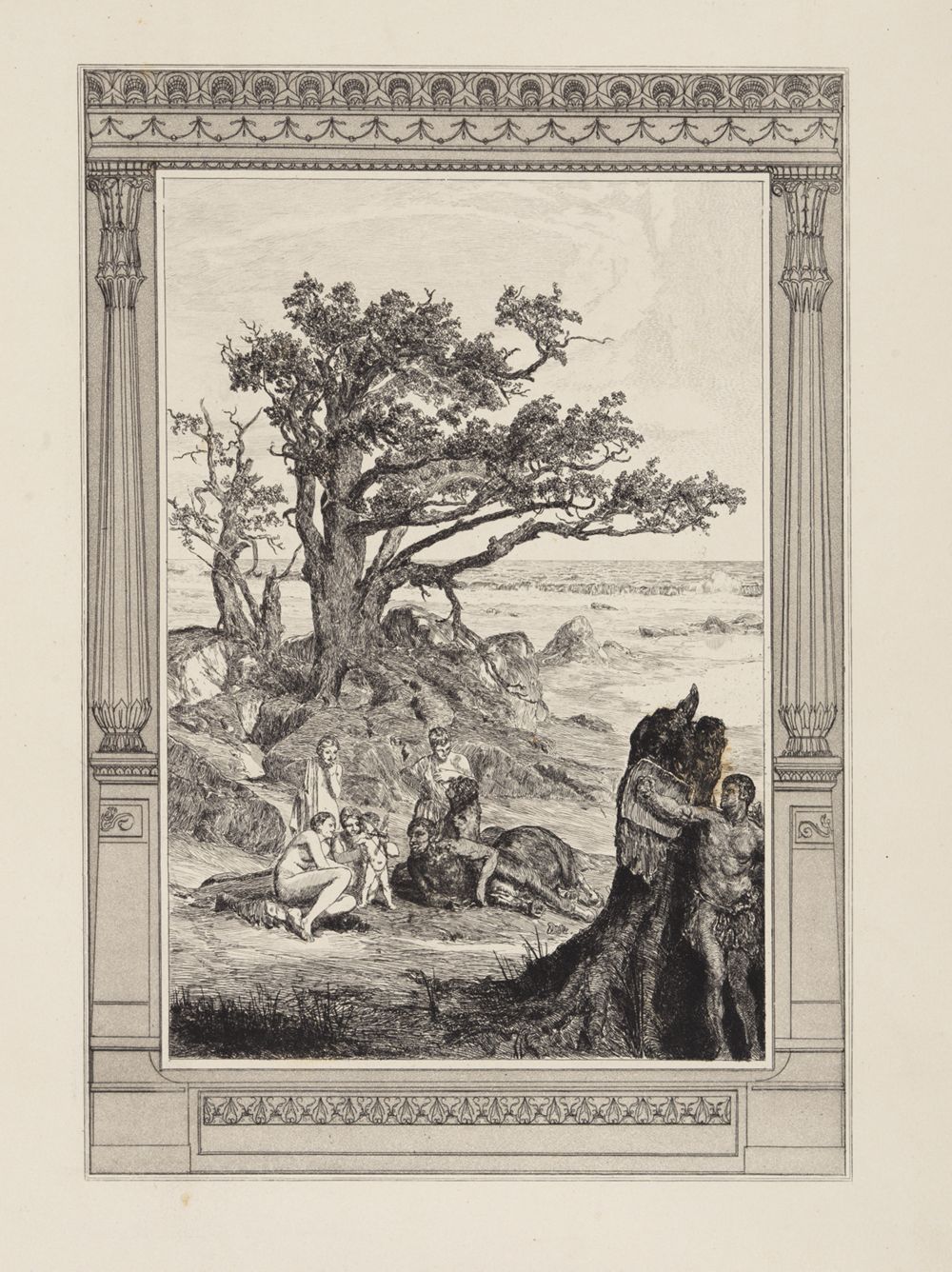 Max Klinger - Die Jugend Amors (Amor und Psyche, Opus V, Blatt 1)