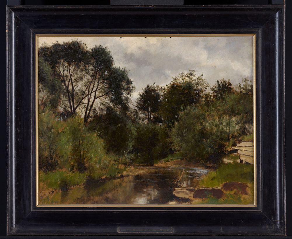 Paul von Ravenstein - Stehendes Wasser im Walde