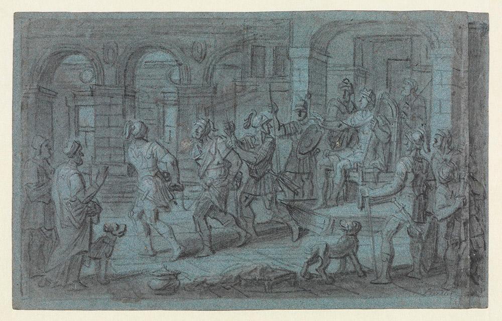 François Verdier (1651) - Soldaten führen einen Gefangenen ab