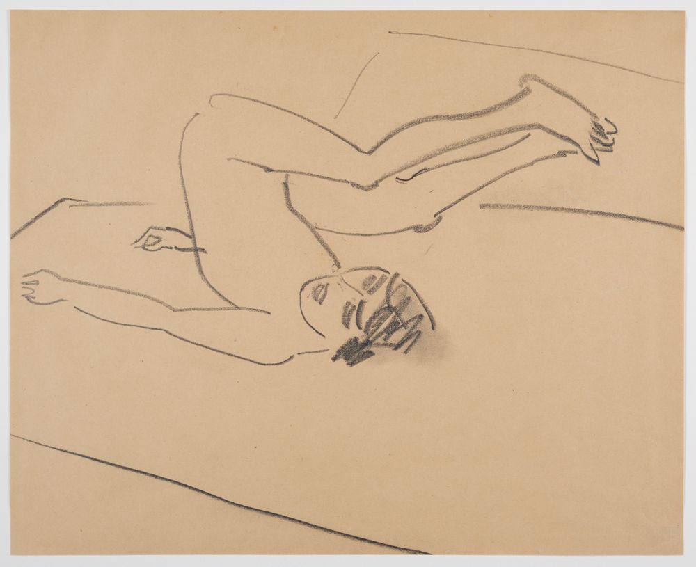 Ernst Ludwig Kirchner - Turnende Fränzi