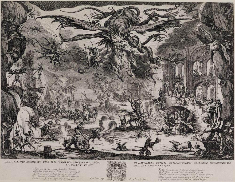 Jacques Callot (1592) - Die Versuchung des Heiligen Antonius