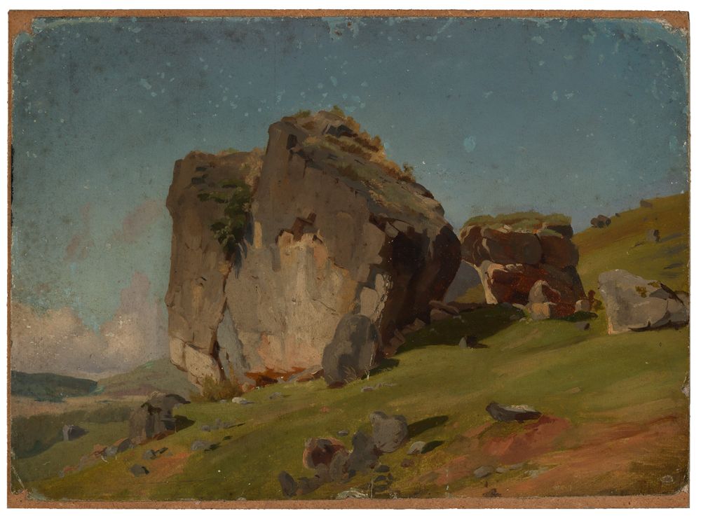 Eugen Bracht - Felsenstudie