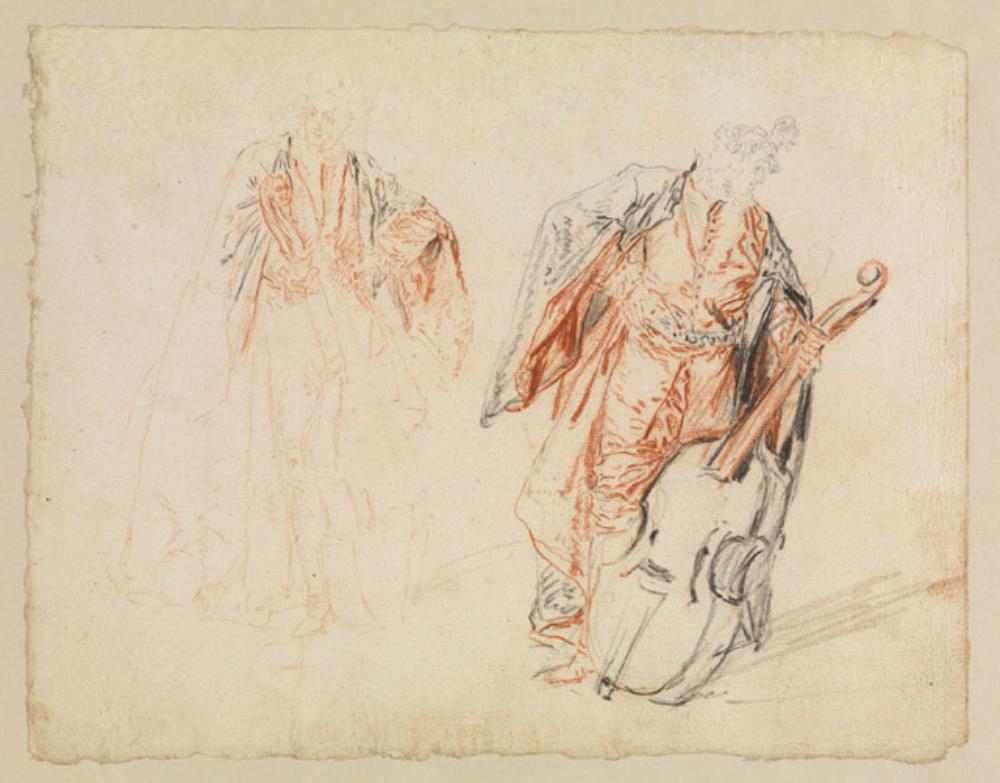 Nicolas Lancret - Zwei stehende Gambenspieler