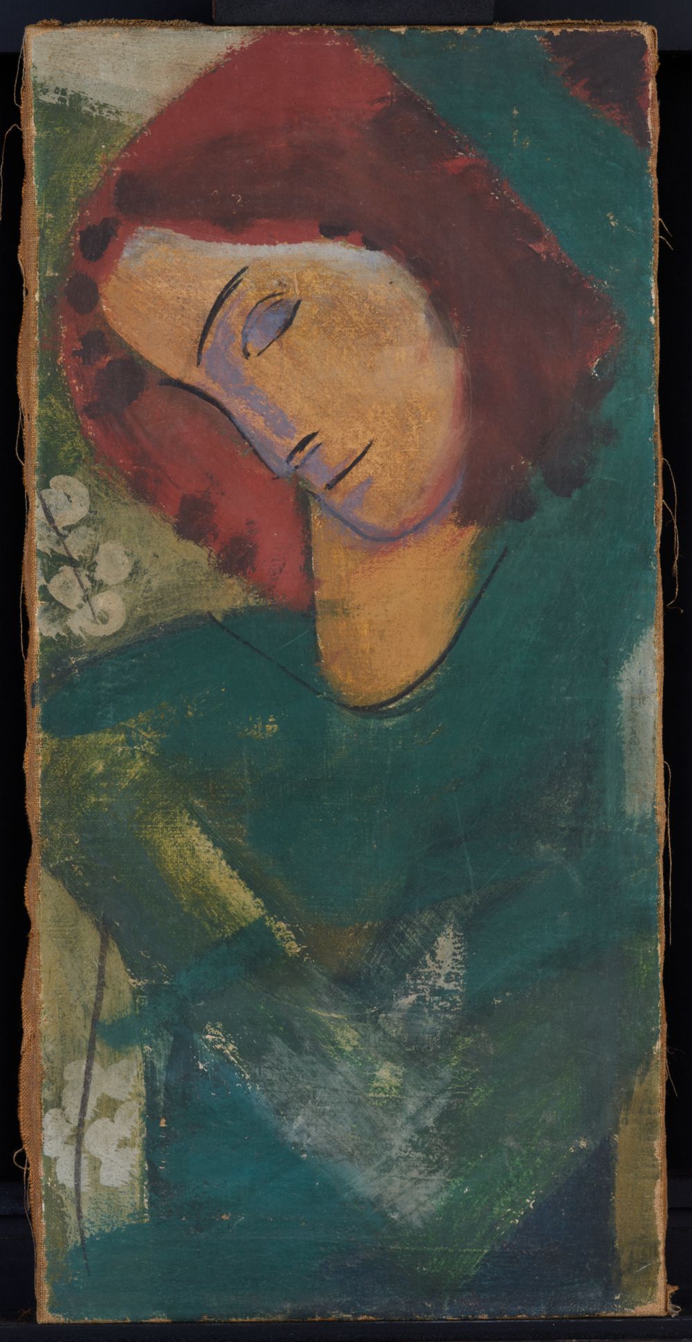 August Babberger - Mädchen in Grün