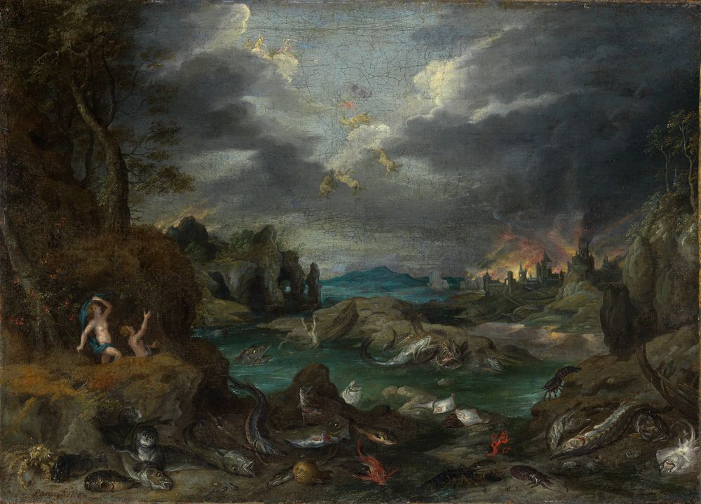 P. (=Philips?) Brueghel - Der Sturz des Phaethon