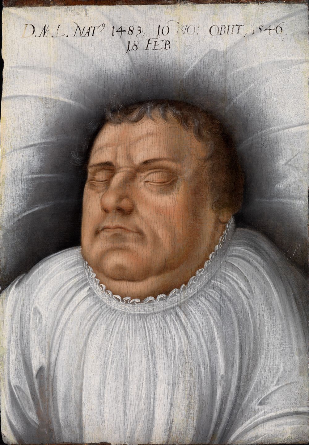 Lucas Cranach - Schüler - Martin Luther auf dem Totenbett
