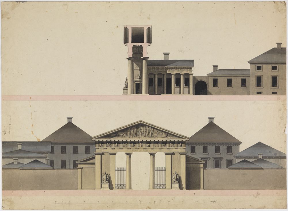 Friedrich Weinbrenner - Ettlinger Tor in Karlsruhe